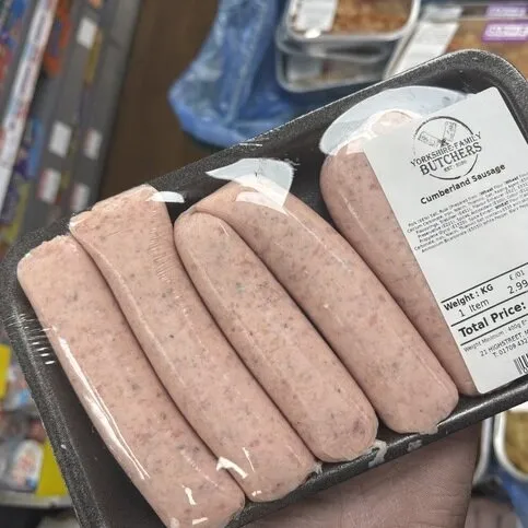 Yorkshire Butchers Pork Sausages Cumberland