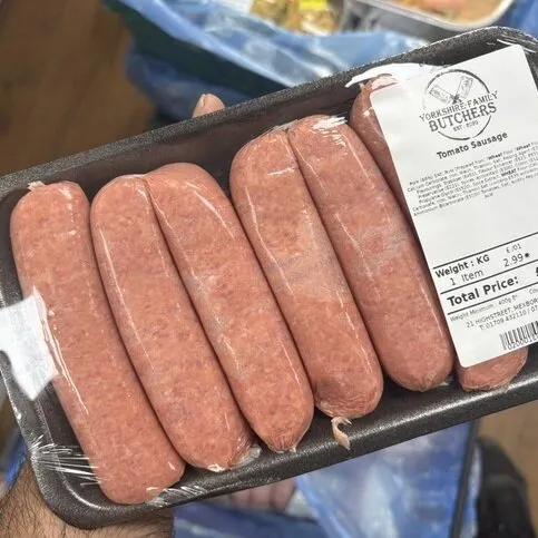 Yorkshire Butchers Pork Sausages Pork & Tomato