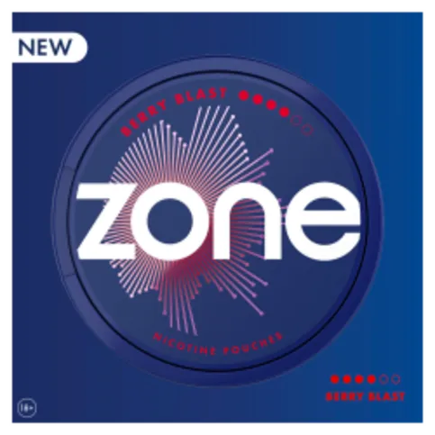 ZONE BERRY BLAST NICOTINE POUCHES 10MG