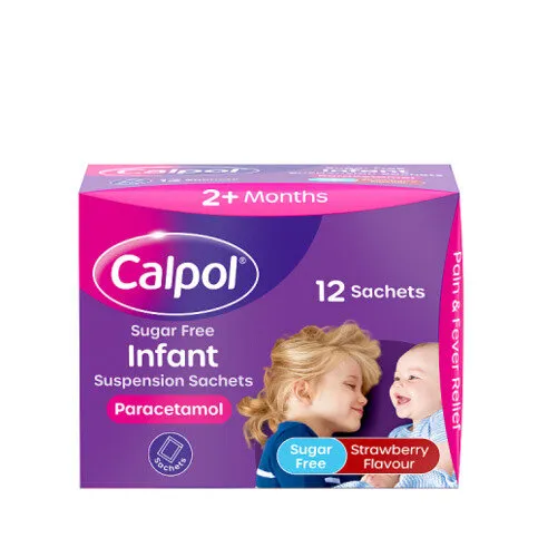 Calpol Sugar Free Infant Suspension Sachets
