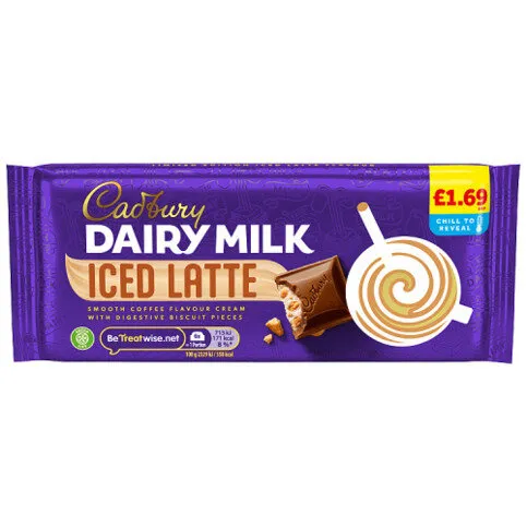 Cadbury Dairy Milk Iced Latte Chocolate 122.5g