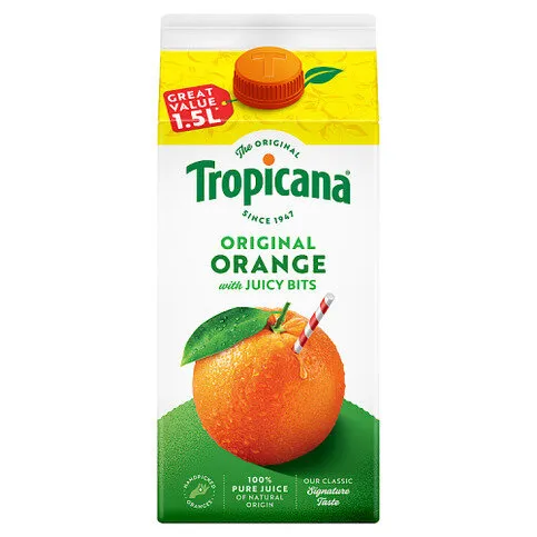 Tropicana Original Orange with Juicy Bits 1.5L