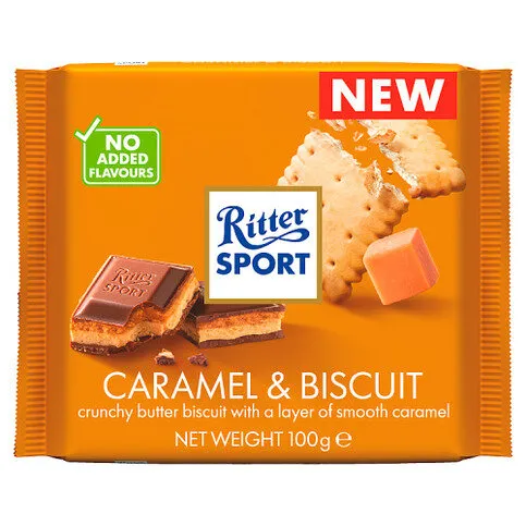 Ritter Sport Caramel & Biscuit 100g