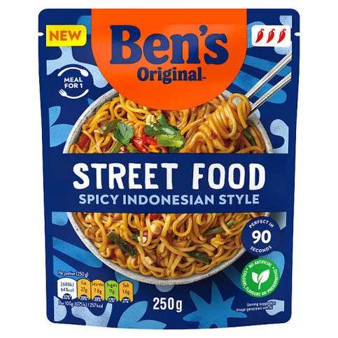 Ben's Original Street Food Spicy Indonesian Noodles 250g