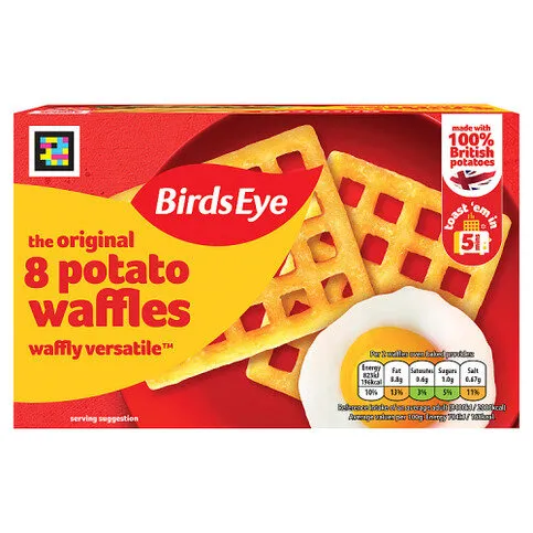 Birds Eye 8 The Original Potato Waffles 454g