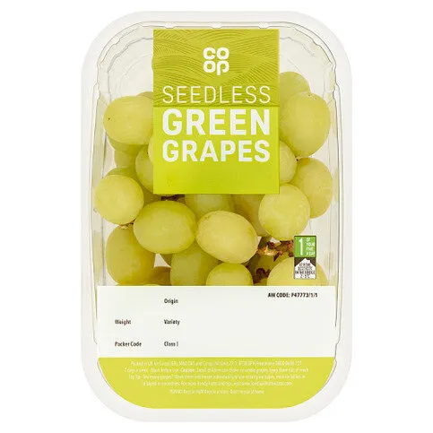 Co-op Seedless Green Grapes 450g