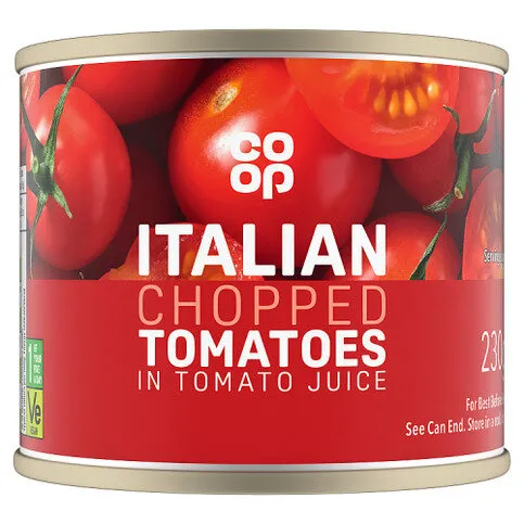 Co-op Italian Chopped Tomatoes in Tomato Juice 230g