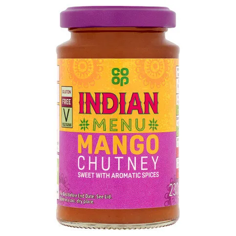 Co-op Indian Menu Mango Chutney 230g