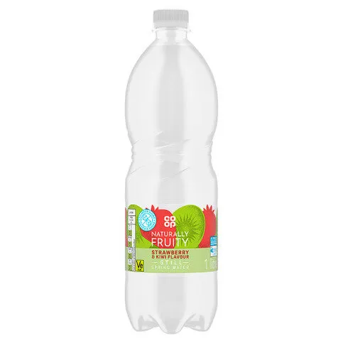 Co-op Still Strawberry & Kiwi Flavour Spring Water 1 Litre