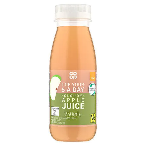 Co-op Cloudy Apple Juice 250ml
