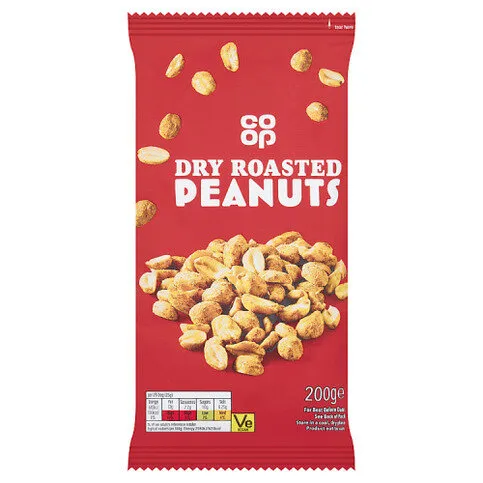 Co-op Dry Roasted Peanuts 200g