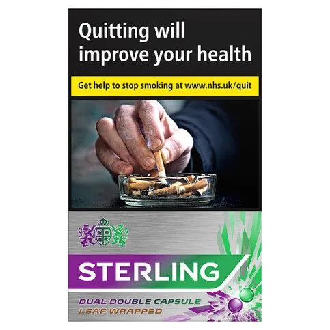 Sterling Dual Double Capsule Leaf Wrapped