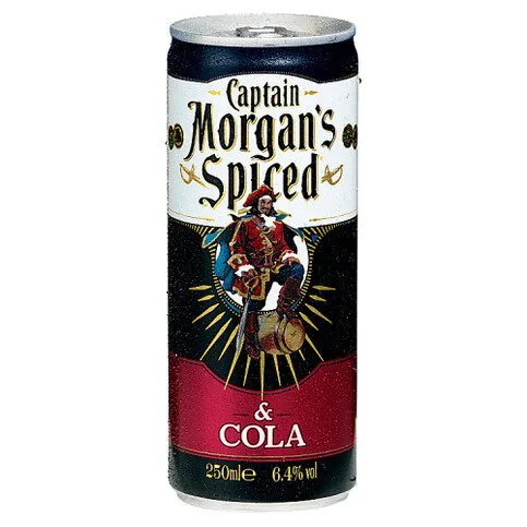 Captain Morgan's Spiced & Cola 250ml