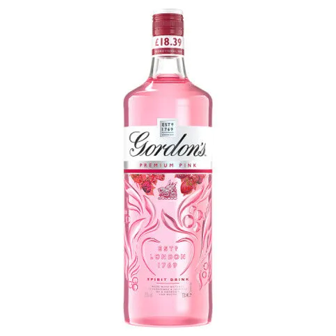 Gordon's Premium Pink Gin Based Flavoured Spirit Drink 35% vol 70cl