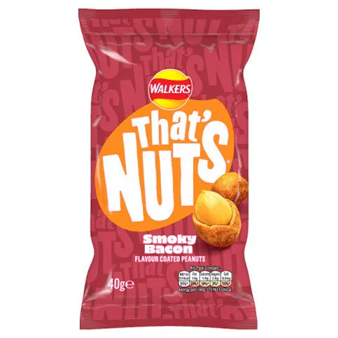 Thats Nuts Smoky Bacon Clip Strip 40g