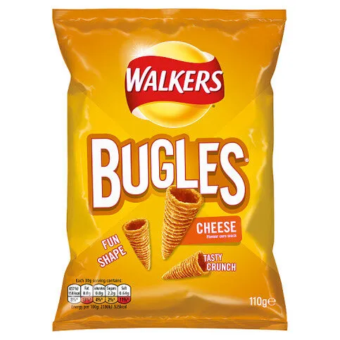 Walkers Bugles Cheese Sharing Snacks 110g