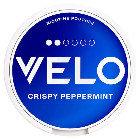 Velo Crispy Peppermint Nicotine Pouches 10mg