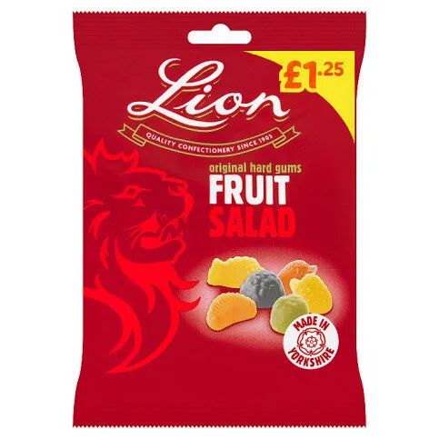 Lion Fruit Salad Original Hard Gums 130g