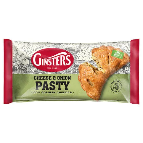 Ginsters Cheese & Onion Pasty 180g