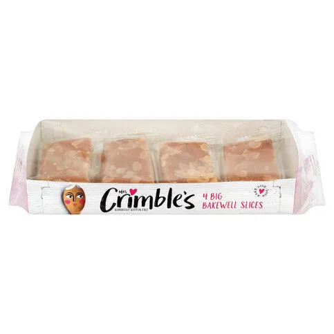 Mrs Crimble's 4 Big Bakewell Slices 200g
