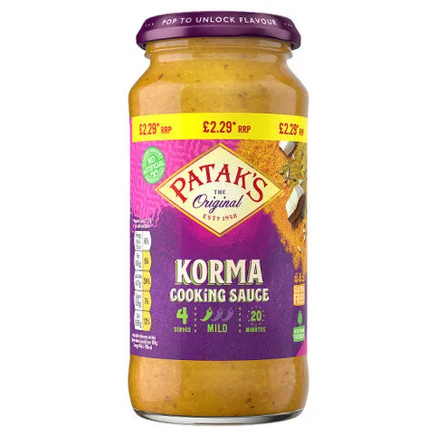 Patak's The Original Korma Cooking Sauce 450g