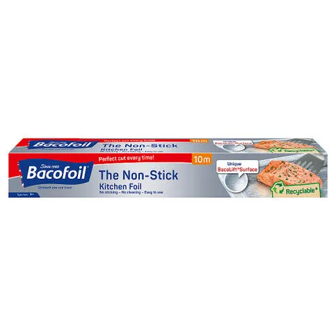 Bacofoil® The Non-Stick Kitchen Foil with Easy-Cut System 30cm x 10m