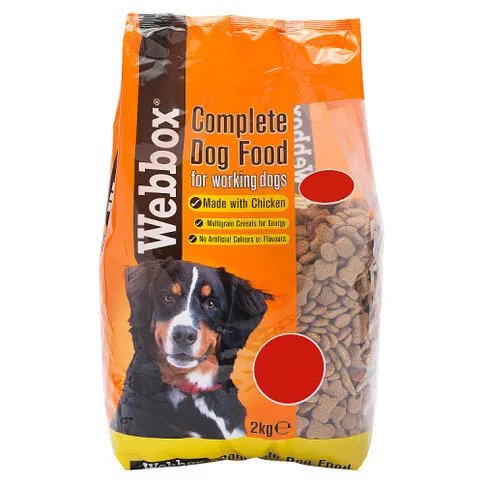 Webbox Complete Dog Food for Working Dogs 2kg Chicken