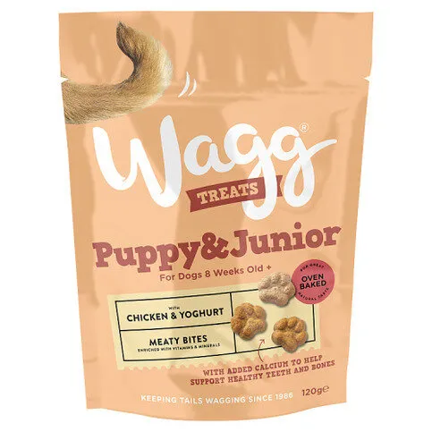 Wagg Puppy & Junior Treats Chicken & Yoghurt 120g