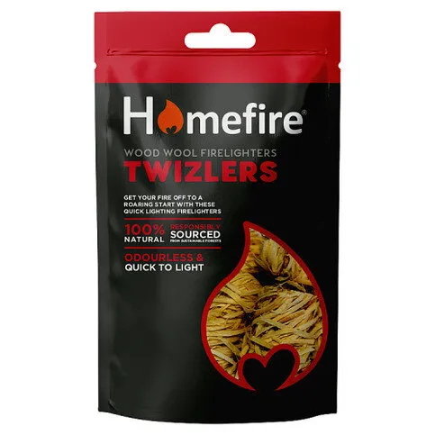Homefire Wood Wool Firelighters Twizlers 300g