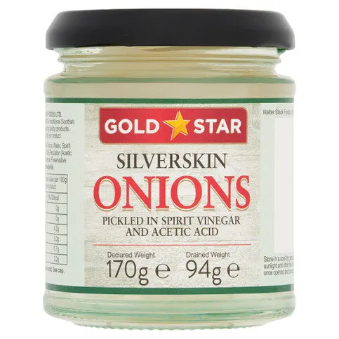 Gold Star Silverskin Onions 170g