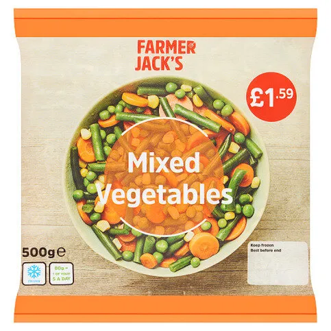 Farmer Jack's Mixed Vegetables 500g