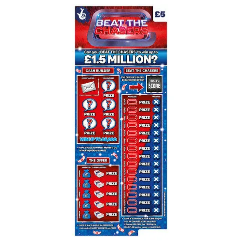 National Lottery Beat The Chasers Scratchcard Game