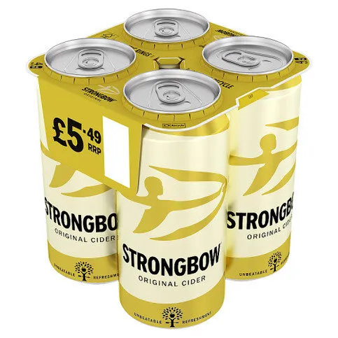 Strongbow Original Cider Cans 4 x 440ml