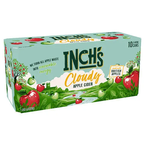 Inch's Cloudy Apple Cider Cans 10 X 440ml