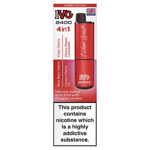 IVG 2400 4 in 1 Cherry Edition