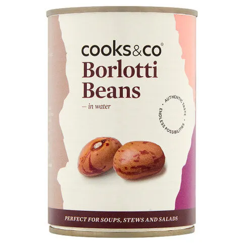 Cooks&Co Borlotti Beans in Water 400g
