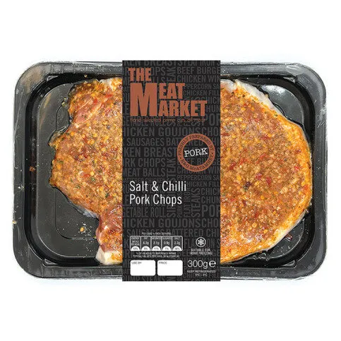 The Meat Market Salt & Chilli Pork Chops 300g