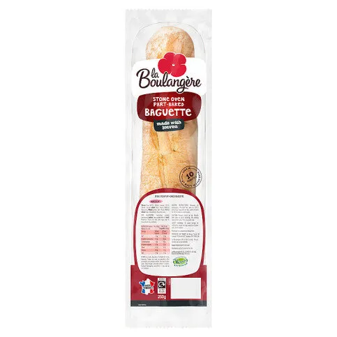 La Boulangère Stone Oven Part-Baked Baguette 250g
