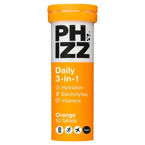 Phizz 10 Orange Daily 3-in-1 Tablets 43g