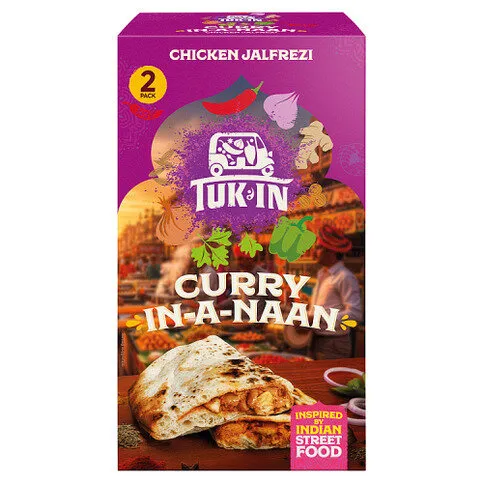 Tuk In Chicken Jalfrezi Curry in-a-Naan 360g (2 x 180g)