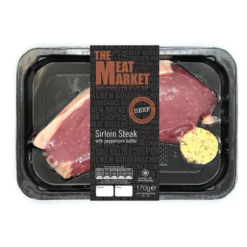 The Meat Market Sirloin Steak with Peppercorn Butter 170g