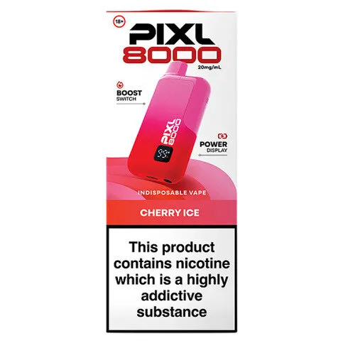 PIXL 8000 Prefilled Pod Kit Cherry Ice 20mg