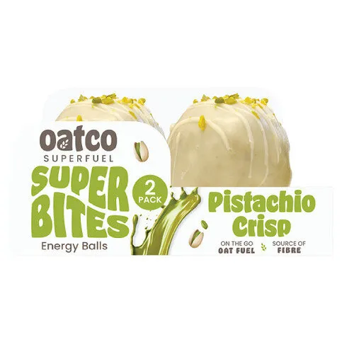 Oatco Superfull 2 Pistachio Crisp Super Bites Energy Balls 68g