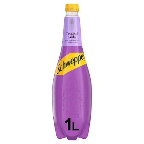 Schweppes Tropical Soda 1L Bottle