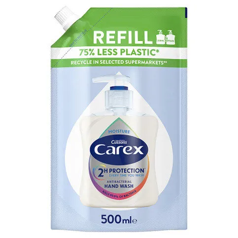 Carex Antibacterial Hand Wash Moisture Refill 500ml