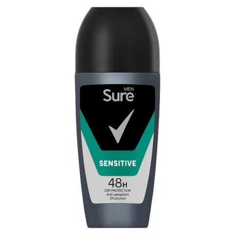 Sure Men  Anti-Perspirant Roll On Sensitive 50 ml 
