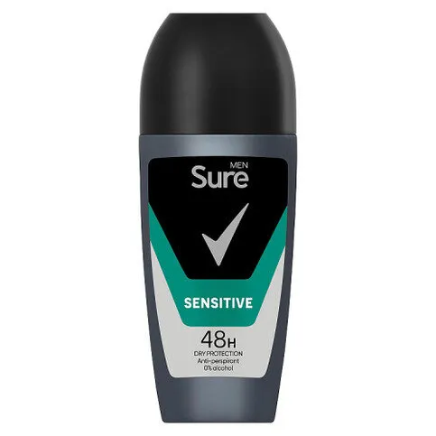 Sure Men  Anti-Perspirant Roll On Sensitive 50 ml 