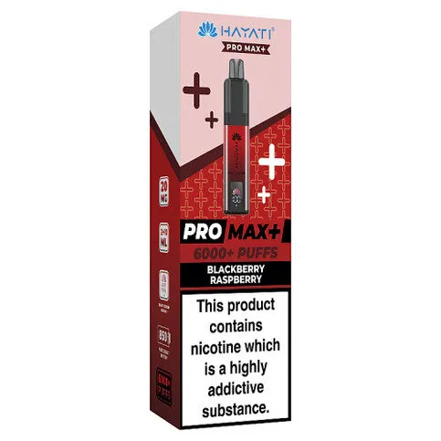 Hayati Pro Max+ 6K puffs Blackberry Raspberry Vape