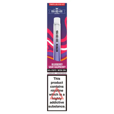 SKE 600 Pro Blueberry Sour Raspberry Prefilled Pod Kit 20mg