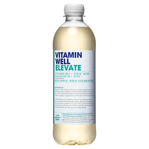 Vitamin Well Elevate with Flavour of Pineapple/Wild Strawberry 500ml